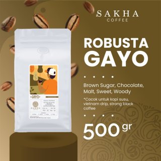 Sakha Coffee Biji Kopi Bubuk Fine Robusta Gayo