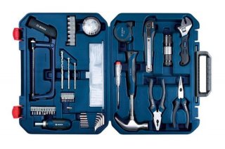 Bosch 108 Piece Multi Function Household Hand Tools Kit set
