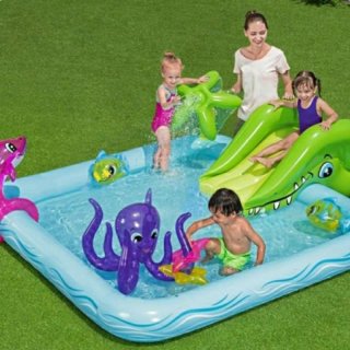Kolam Renang Anak Octopus Perosotan Pancuran Fantastic Pool Bestway