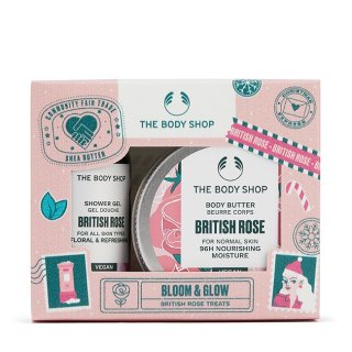 The Body Shop Gift Hamper Glowing British Rose Traveling Kit