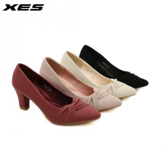 6. XES XAB-16 / Sepatu Wanita High Heels Basic Sepatu Kerja, Tidak Bikin Kaki Pegal