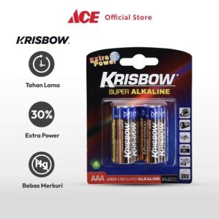 Ace - Krisbow Set 6 Pcs Baterai Alkaline Aaa