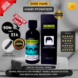 HAIR POWDER DOPE MANE 20g + GRATIS SISIR SAKU