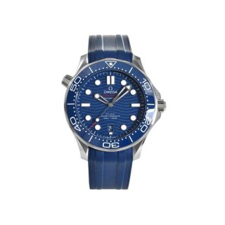 Omega Seamaster Co-Axial 300M 21032422003001 Blue Dial, Rubber Strap