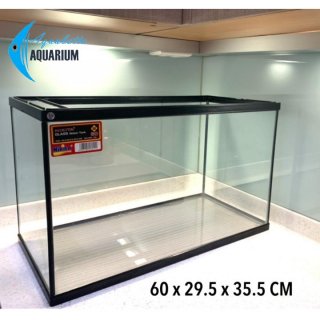 3. Aquarium Nikita 60cm Akuarium NS 60 Liter Glass Water Tank