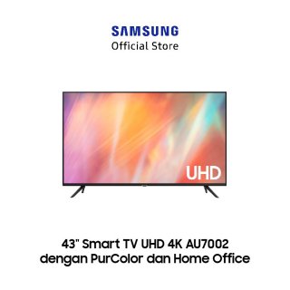 20. Samsung Smart TV 43 inch UHD 4K UA43AU7002KXXD
