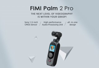 FIMI PALM 2 PRO 3-AXIS 4K 1/2" CMOS SENSOR GIMBAL POCKET CAMERA