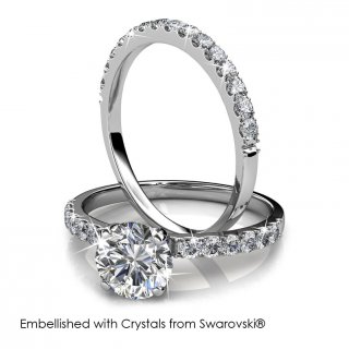 5. Enchanted Ring - Cincin Crystal kristal swarovski® by Her Jewellery