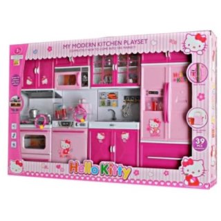 16. Hello Kitty My Modern Kitchen Playset, Bikin Anak Belajar Mengenal Aneka Barang Dapur