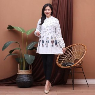 Baju Batik Wanita Bu Tejo Modern