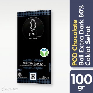 2. Pod Chocolate - 80% Bali Extra Dark Chocolate Bar