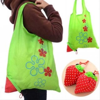 TSY - Tas Lipat Belanja Serbaguna Motif Strawberry Shopping Bag