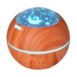Wooden Romantic Projection Aroma Diffuser Humidifier