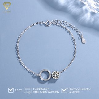 Lore Jewellery Ivy Moissanite Bracelet 1 Carat