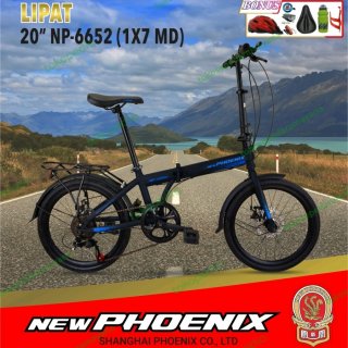 Sepeda Lipat 20 New Phoenix NP 6652