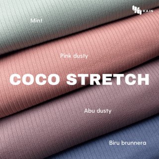 Bahan Kain Knit Coco Stretch