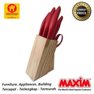 Maxim Tools 7pcs Set Pisau Gunting Dapur Stainless Steel