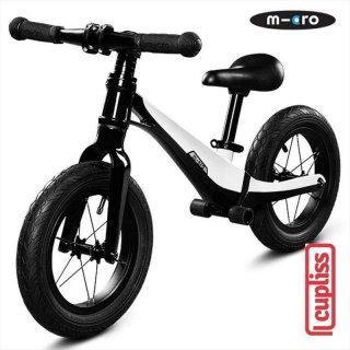 Micro Balance Bike Deluxe Pro Black & White