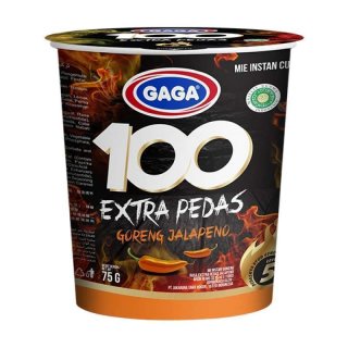 Gaga 100 Cup Extra Pedas Goreng Jalapeno