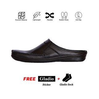 Sepatu Pria Gladio Footwear Bustong - Octo Hitam