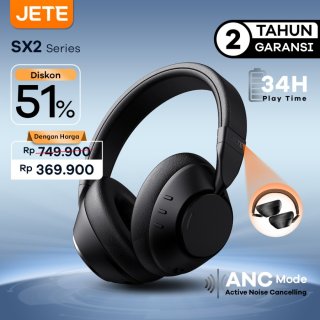 Headphone Bluetooth JETE SX2 Active Noise Canceling - Garansi 2 Tahun