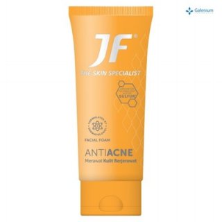 14. JF Anti Acne Facial Foam, Menghadapi Kuman Penyebab Jerawat