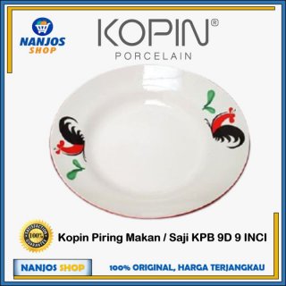KOPIN Piring Keramik Porcelain Ayam Kbp 9SN 9 inci