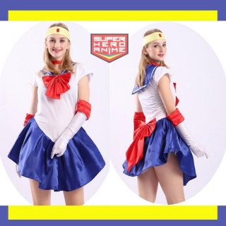 Kostum Sailor Moon Cosplay Anime Jepang Baju Karakter Cewek Wanita