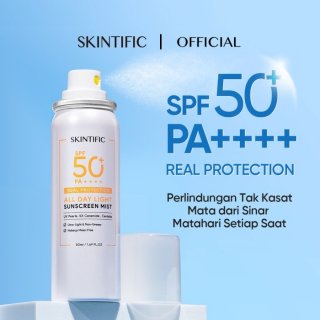 SKINTIFIC All Day Light Sunscreen Mist SPF50 PA+++ Anti UV/Body Spray