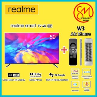 REALME Smart Android TV LED 50 Inch 4K UHD Dolby Atmos Google Assitant
