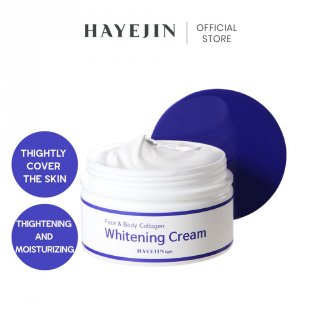 19. Hayejin Light Face and Body Collagen Whitening Cream, Ratakan Warna Kulit di Wajah
