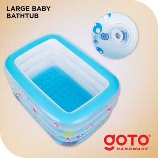 21. Goto Kolam Renang Anak Set + Pompa, Berkualitas dan Cocok untuk Ajari Bayi Berenang
