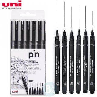 20. UNI Pin Fine Line Drawing Pen, Tahan Air dan Tahan Pudar
