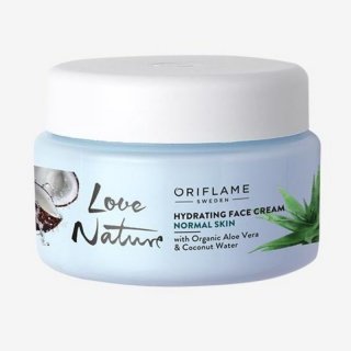 6. Love Nature Hydrating Face Cream, dengan Aloe Vera dan Air Kelapa