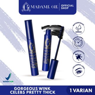  Madame Gie Gorgeous Wink Celebs Pretty Thick - Mascara Waterproof