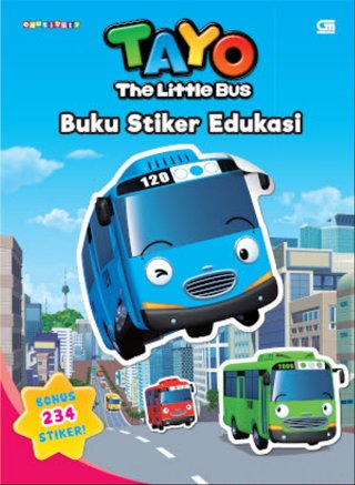 Tayo The Little Bus: Buku Stiker Edukasi