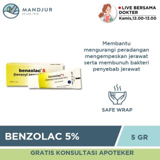 Benzolac 5 % Gel 5 Gram