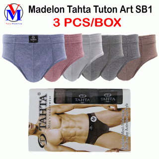 Madelon Briefs 3Pcs|Box Tahta Tuton Celana Dalam Pria Art SB1