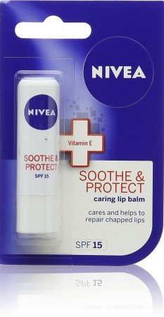 Nivea Caring Lip Balm Soothe and protect SPF15 murah