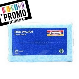Tisu Wajah Travel Pack Indomaret 50 Sheets 2 Ply