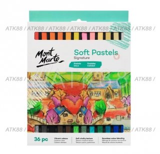 Dry Chalky Crayon Signature Soft Pastels 36pc Mont Marte 