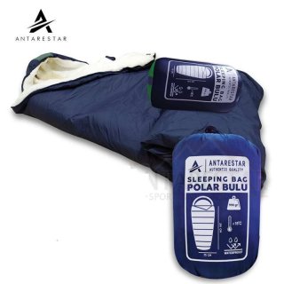 Antarestar Sleeping Bag Polar Bulu Plus Matras Camping Outdoor