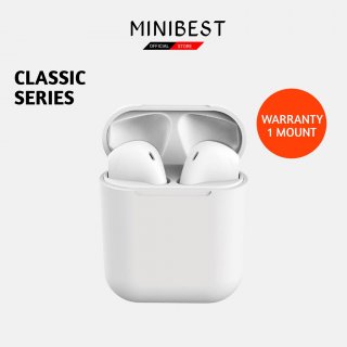 18. MINIBEST Inpods 12 White Headset Bluetooth, Inpods trendy dengan suara yang jernih