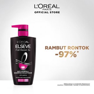 2. L'Oreal Paris Fall Resist 3x Shampoo, Rambut Rontok Berkurang 97%