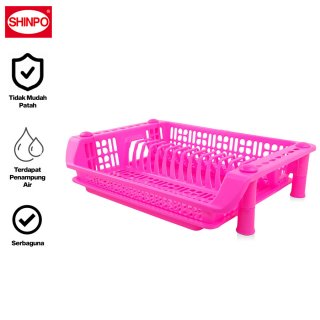 SHINPO Rak Piring Plastik 1 Susun Sairyo Rack Organizer SPO-SIP-837-1 