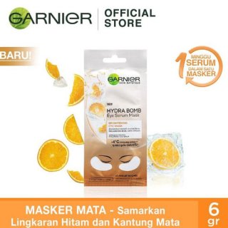 18. Garnier Eye Serum Mask Orange, Mata Jadi lebih Segar