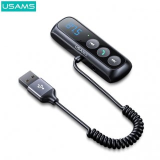 USAMS Car Digital Display FM Wireless Audio Receiver SJ503
