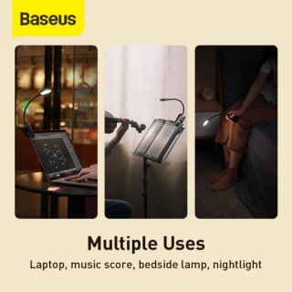 9. BASEUS Comfort Reading Mini Clip Lamp - DGRAD, Untuk Si Kutu Buku