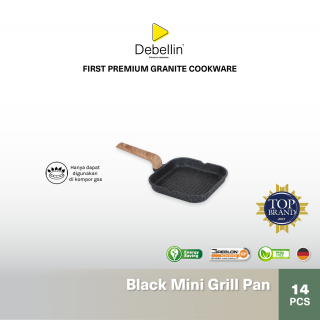 Debellin Granite Black Mini Grill Pan