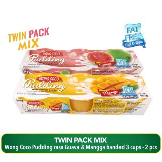 TWINPACK MIX - Pudding 120gx3 Banded Guava & Mangga